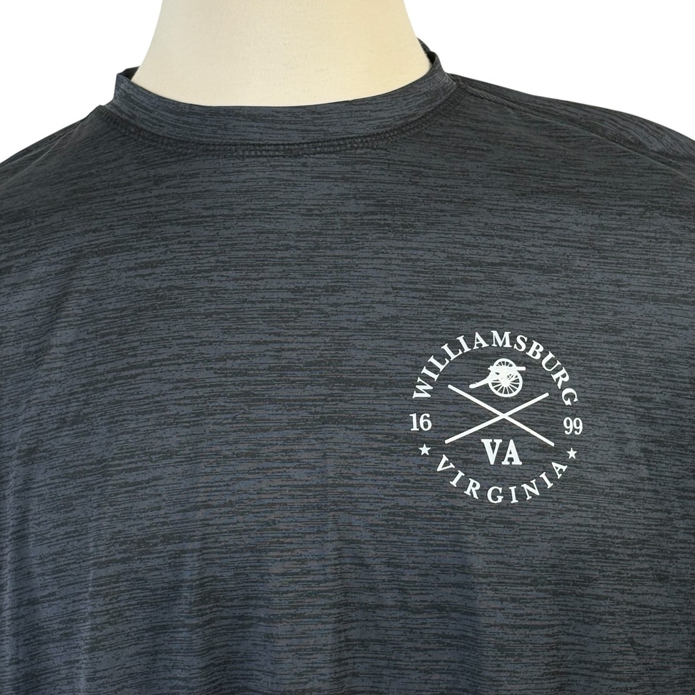 Men's Performance Banana Boat UPF‎ 50+ Williamsburg, Va Short Sleeve Tee 2X - Picture 3 of 12